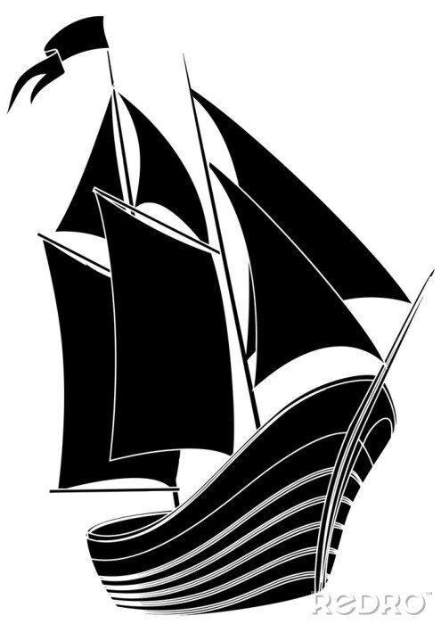 Papier peint  voilier