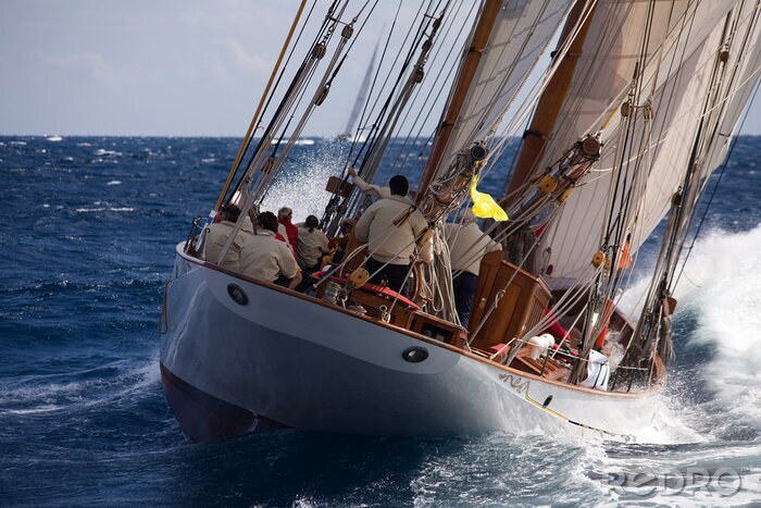 Papier peint  voilier en mer