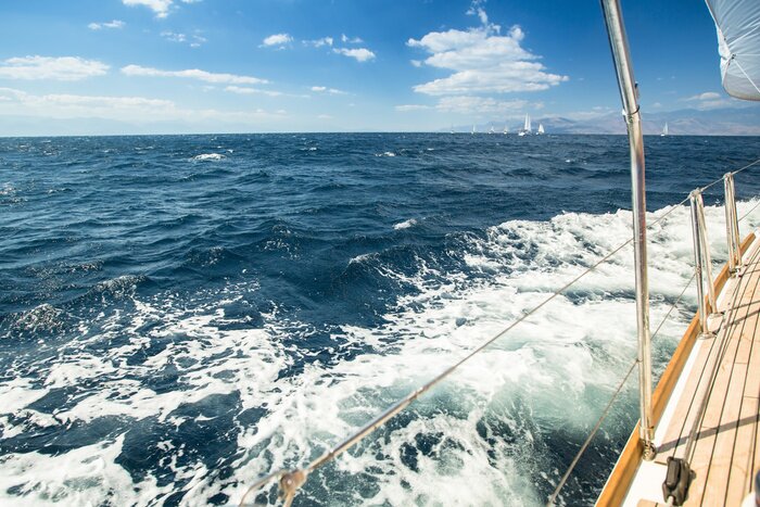 Papier peint  Voilier et paysage marin