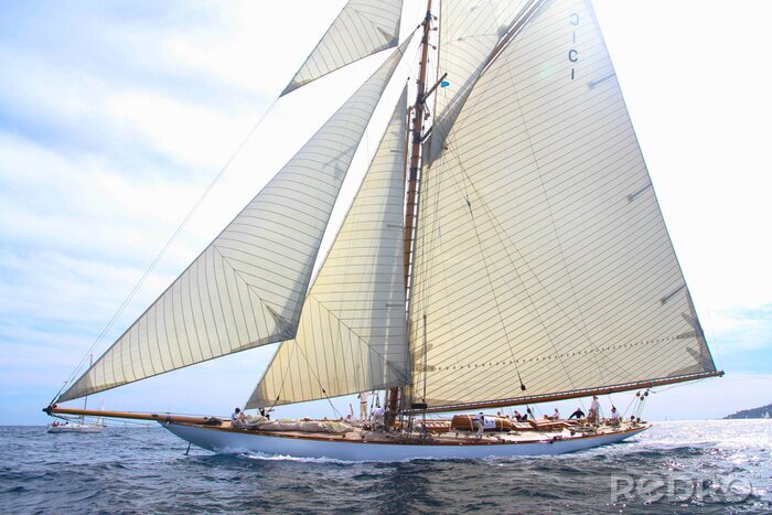 Papier peint  Voilier sur la mer 3D