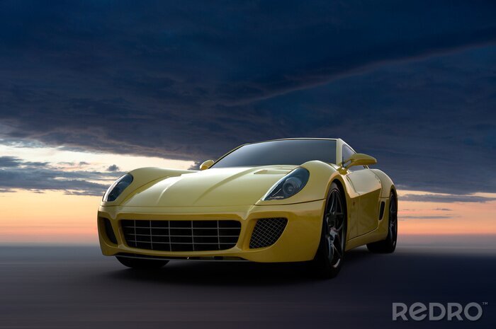 Papier peint  Voiture de sport