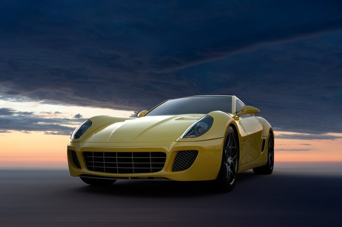 Papier peint  Voiture de sport