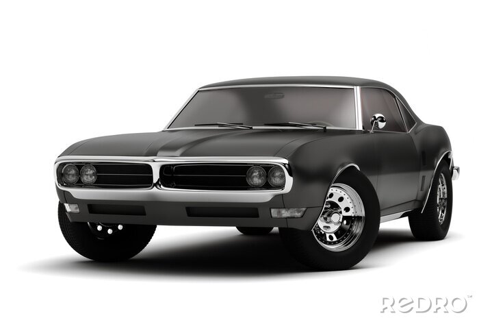 Papier peint  voiture de sport rétro