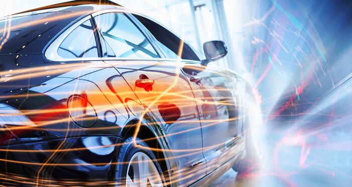 Papier peint  Voiture et vitesse