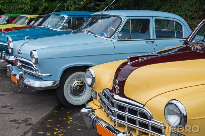 Papier peint  Voitures rétro