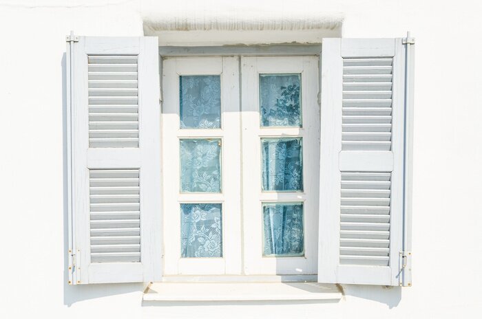 Papier peint  Volets grecs