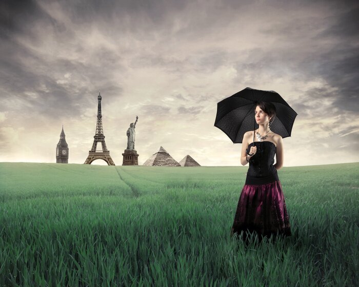 Papier peint  Voyage