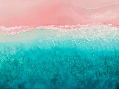 Papier peint  Vue aérienne d'une plage tropicale