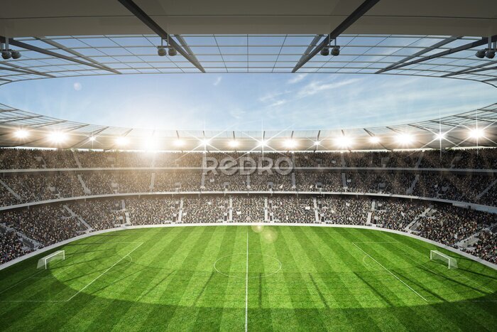 Papier peint  Vue aérienne des tribunes du stade