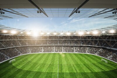 Papier peint  Vue aérienne des tribunes du stade