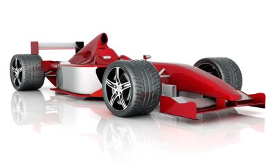 Papier peint  Vue d'une voiture Ferrari