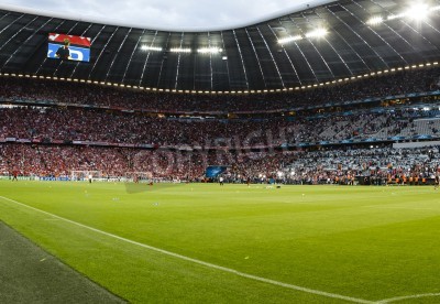 Papier peint  Vue dans les tribunes de l'Allianz Arena