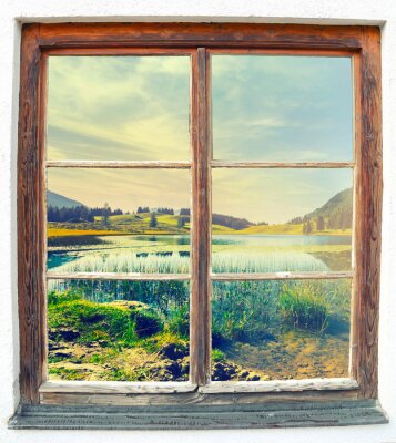 Vue de la fenêtre Seewaldsee