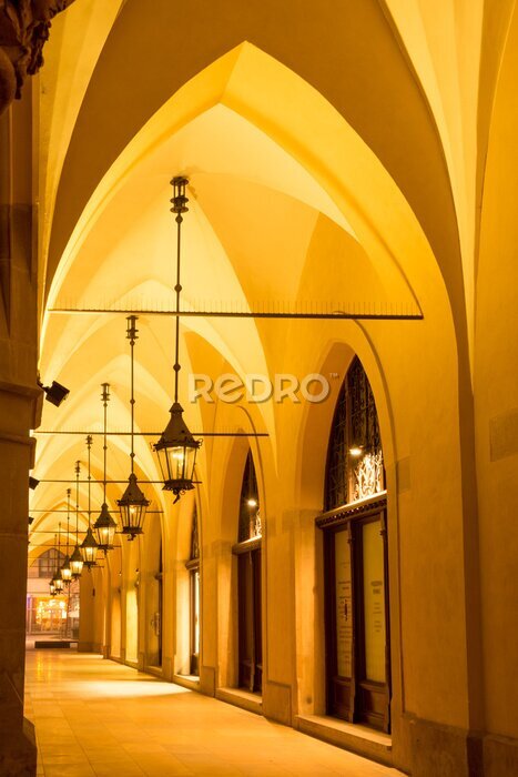 Papier peint  Vue de la Halle aux Draps de Cracovie