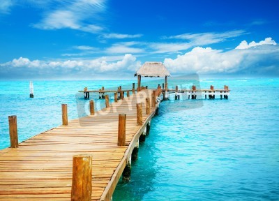 Papier peint  Vue de la plage mexicaine