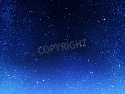 Papier peint  Vue de nuit avec des étoiles