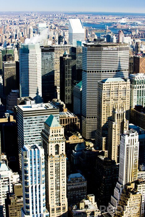 Papier peint  Vue panoramique avec Empire State Building