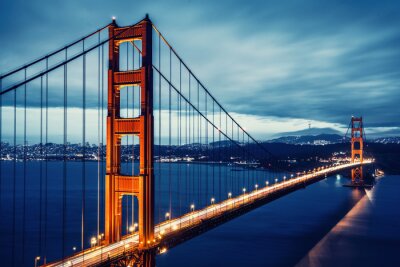 Vue panoramique sur Golden Gate