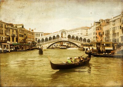 Vue rétro de Venise