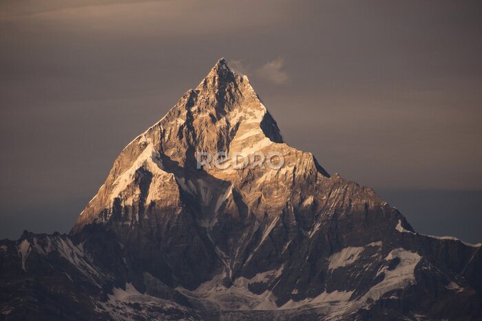 Papier peint  Vue sur un sommet de l'Himalaya, paysage