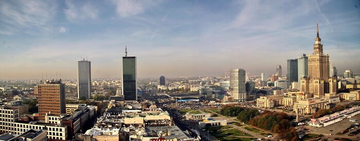 Papier peint  Warsaw Skyline