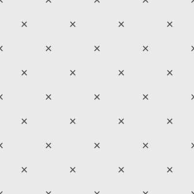 X cross geometric pattern.
