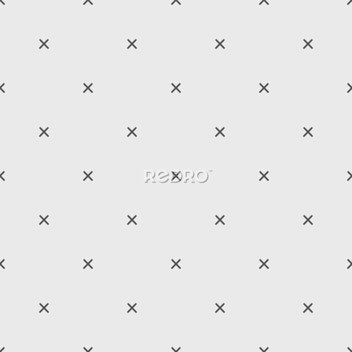 Papier peint  X cross geometric pattern.