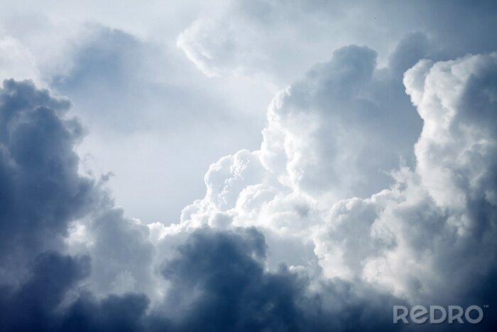 Papier peint  Dramatic ciel avec des nuages ​​orageux
