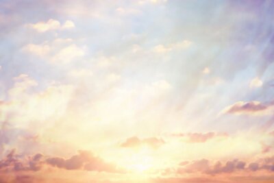 Papier peint  Nuages ​​ciel fond aquarelle couleurs flou