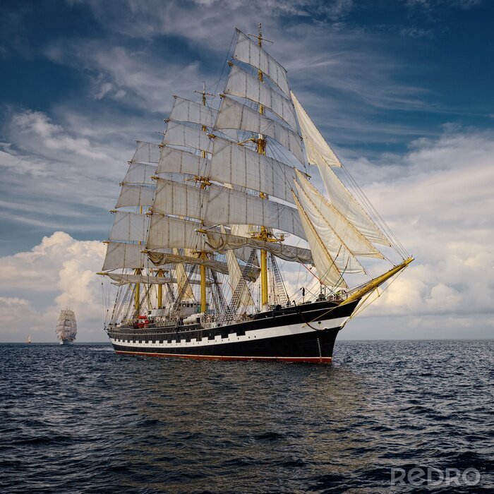 Papier peint  Yachting. Collection des navires et des yachts