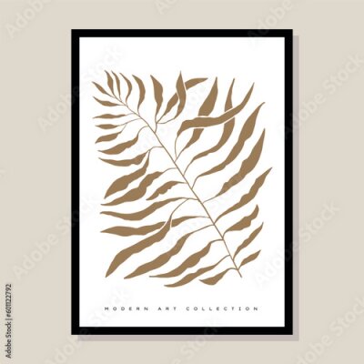 Poster  Abstract boho style art print poster