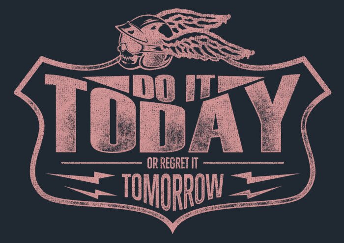 Poster  Action ici et maintenant lettrage