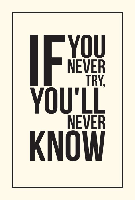 Poster  Affirmation minimaliste sur fond clair