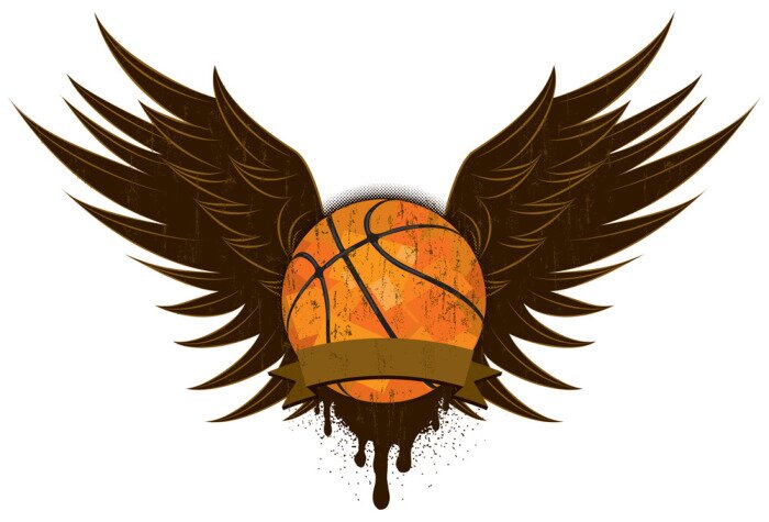 Poster  ailes de basket-ball