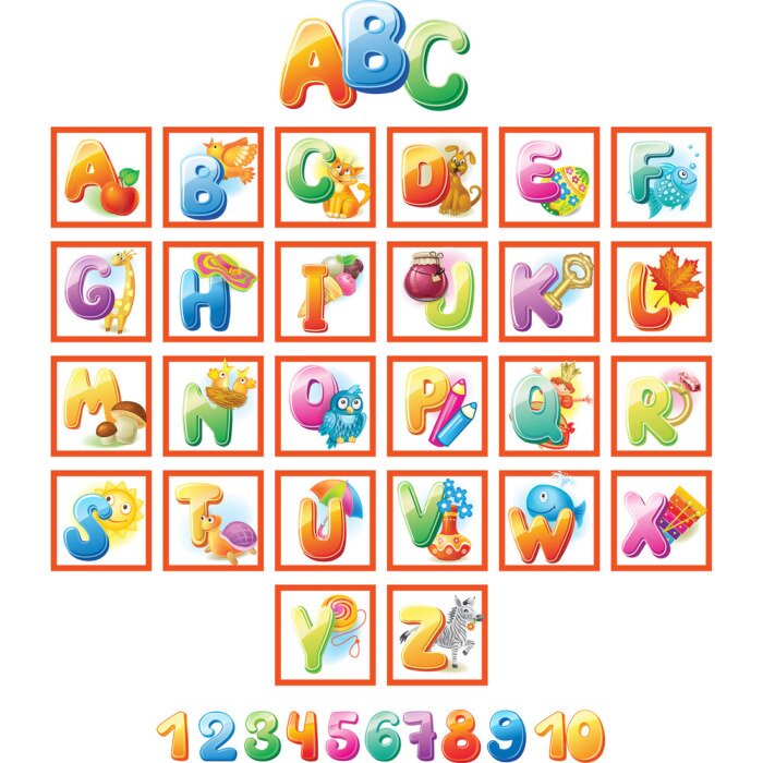 Poster  Alphabet éducatif pour les enfants