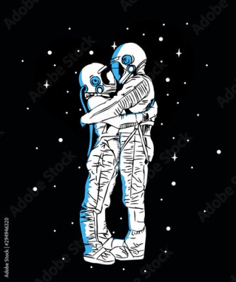 Poster  Amour intergalactique