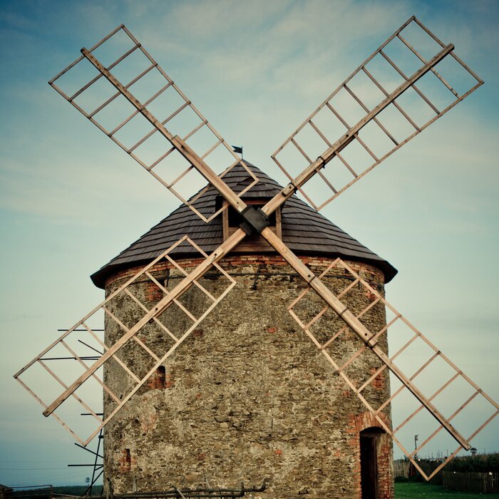 Poster  Amsterdam avec un moulin à vent