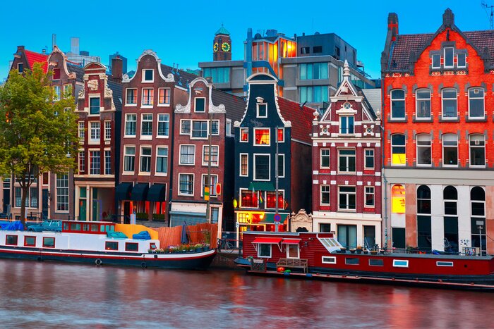 Poster  Amsterdam dans le graphisme