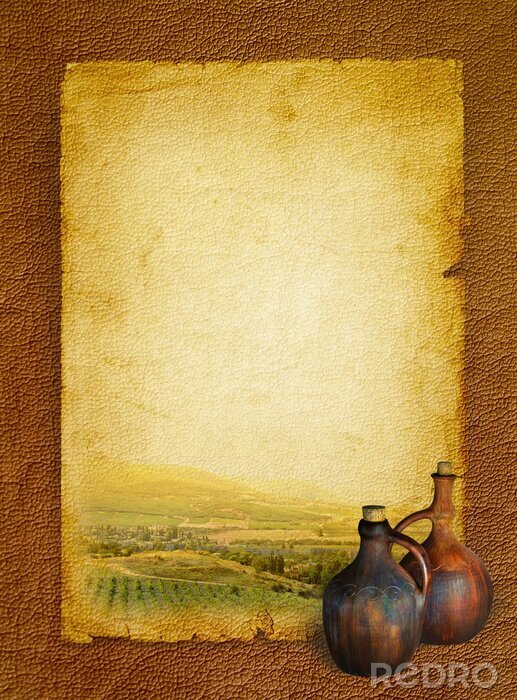 Poster  Ancienne carte des vins