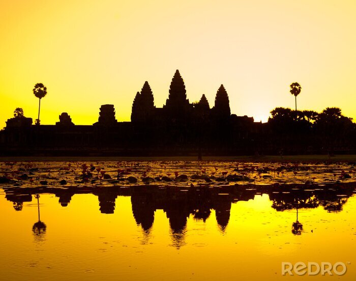 Poster  Angkor Wat, Siem Reap, Cambodge.