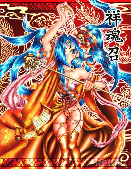 Poster  Anime avec une sorcière