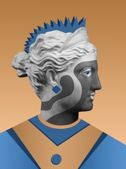 Poster  Antiquité pop art