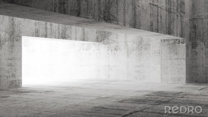 Poster  Arc en béton illuminé