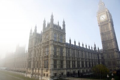 Architecture de Londres sur le ciel