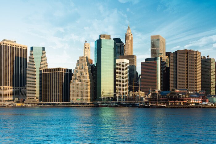 Poster  Architecture de New York une journée ensoleillée