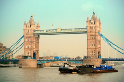 Poster  Architecture londonienne et Tower Bridge
