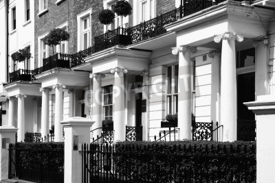 Poster  Architecture monochrome de la ville de Londres