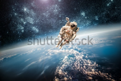 Poster  Astronaute spatial de la NASA envoyé par l'agence
