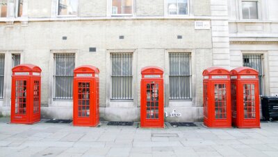 Poster  Attraction de Londres et des cabines téléphoniques
