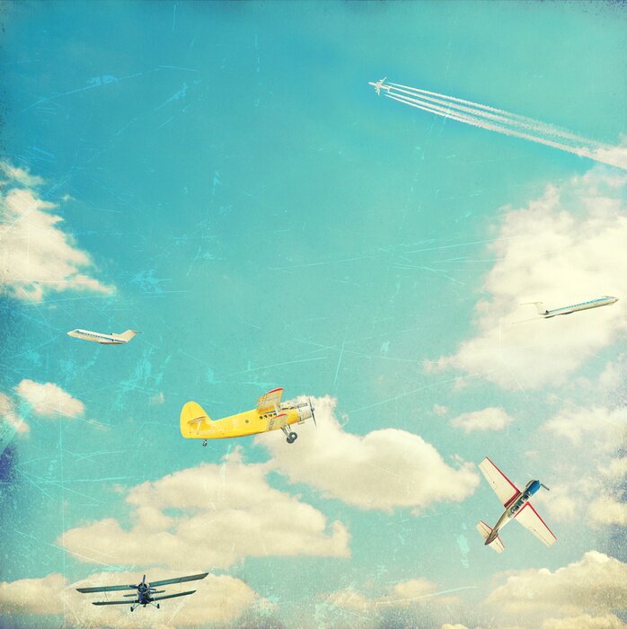 Poster  Aviation fond